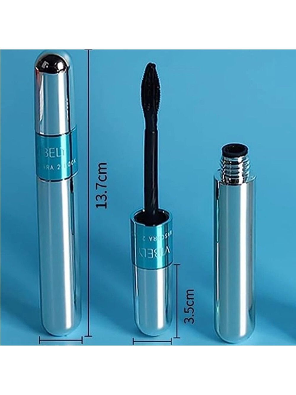 New Lash Cosmetics Vibely 4D Mascara w/ Dual Brushes For Long, Voluminous Lashes - Picture 12 of 15